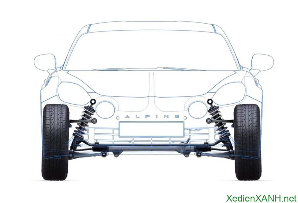 Hệ thống treo đảm bảo bánh xe chuyển động, chịu sức nặng của xe